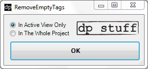 RemoveEmptyTags Revit Addin API RemoveEmptyTags Revit Addin API from dp Stuff