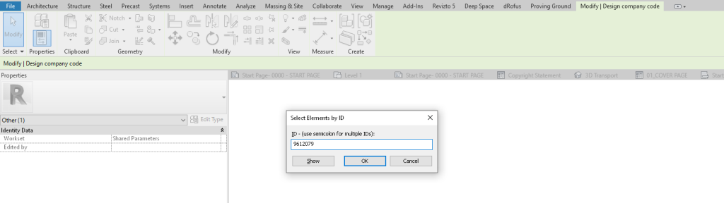 Select the Parameter by ID then Delete It
